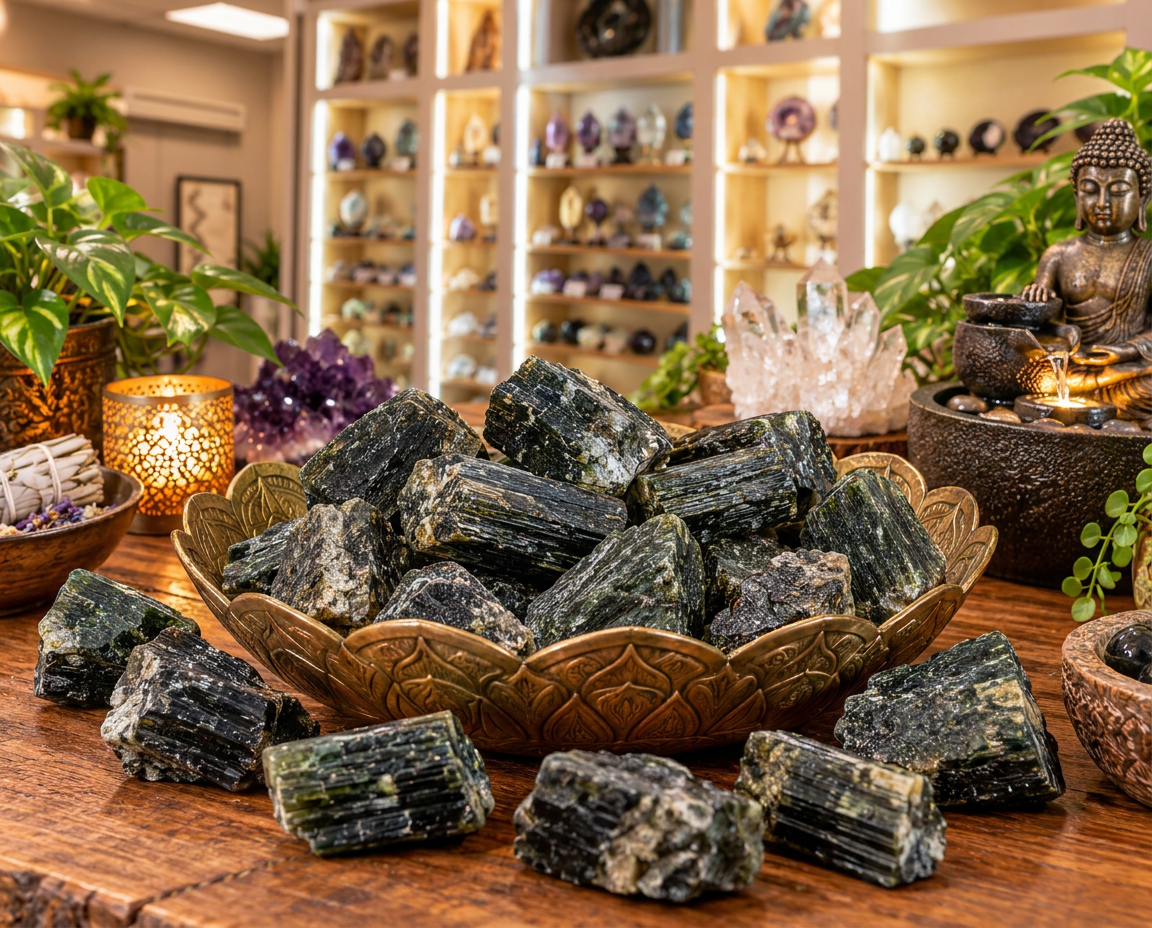 Green Tourmaline Raw (STN90)