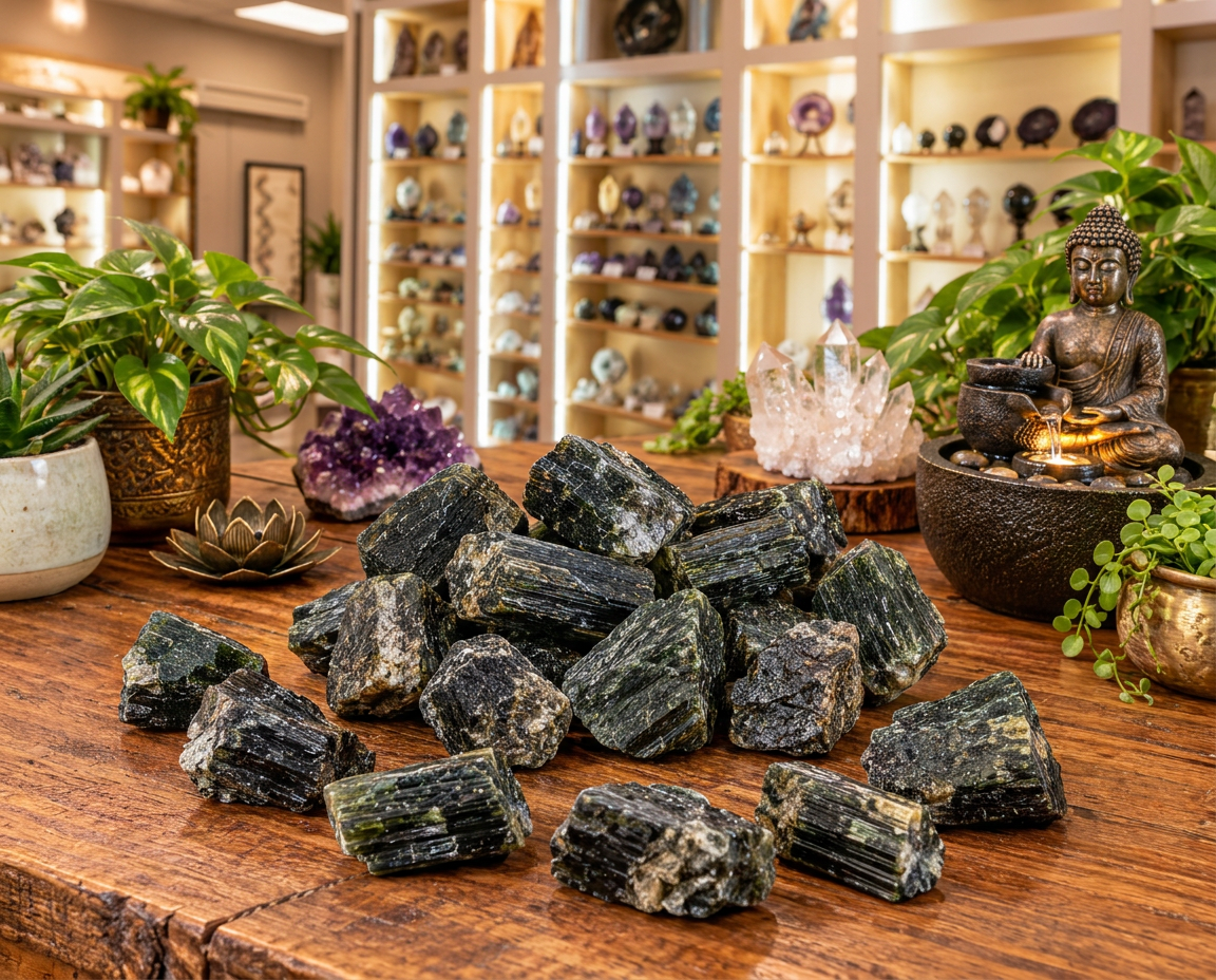 Green Tourmaline Raw (STN90)