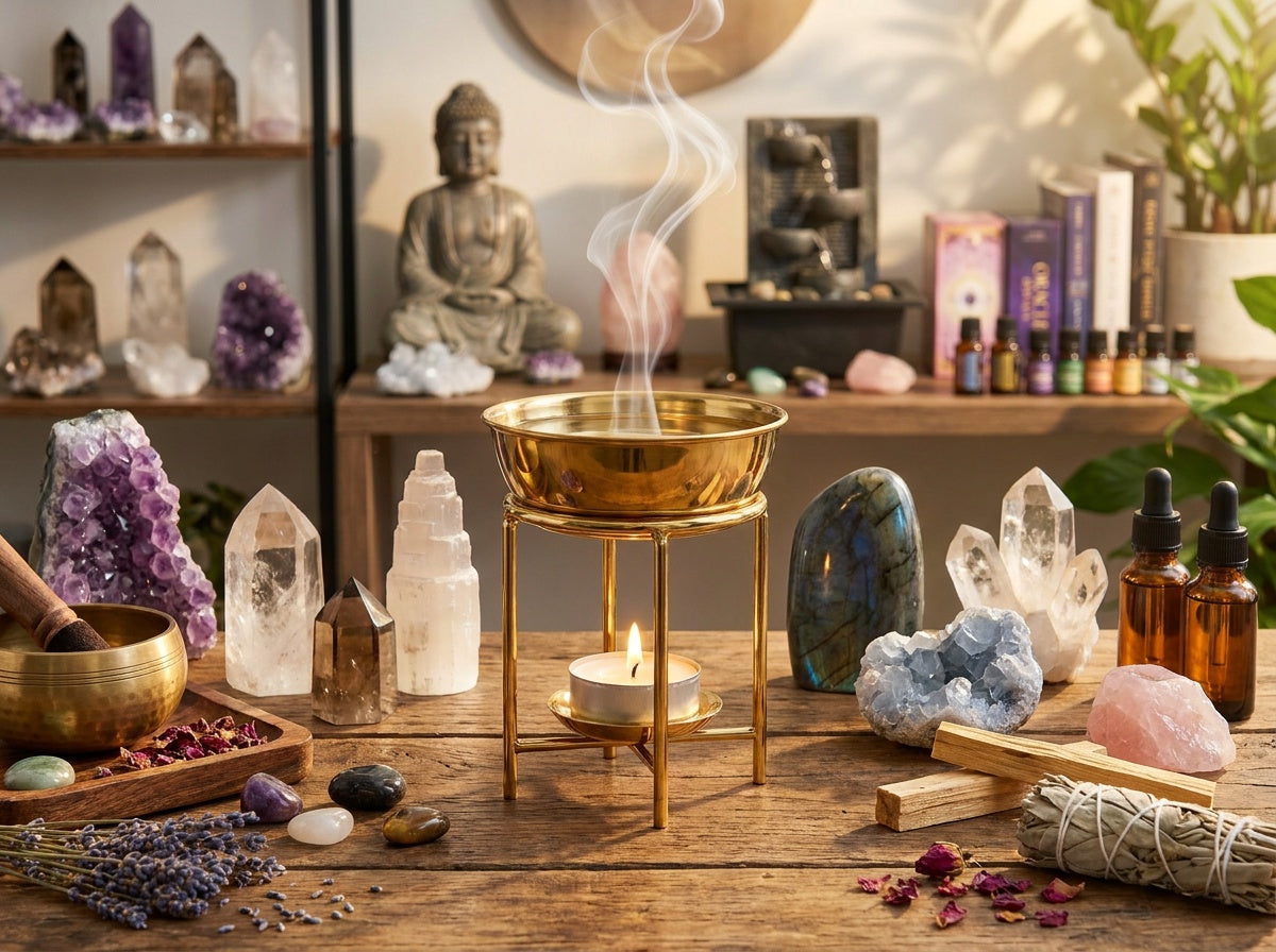 Golden Stainless Steel Oil Burner