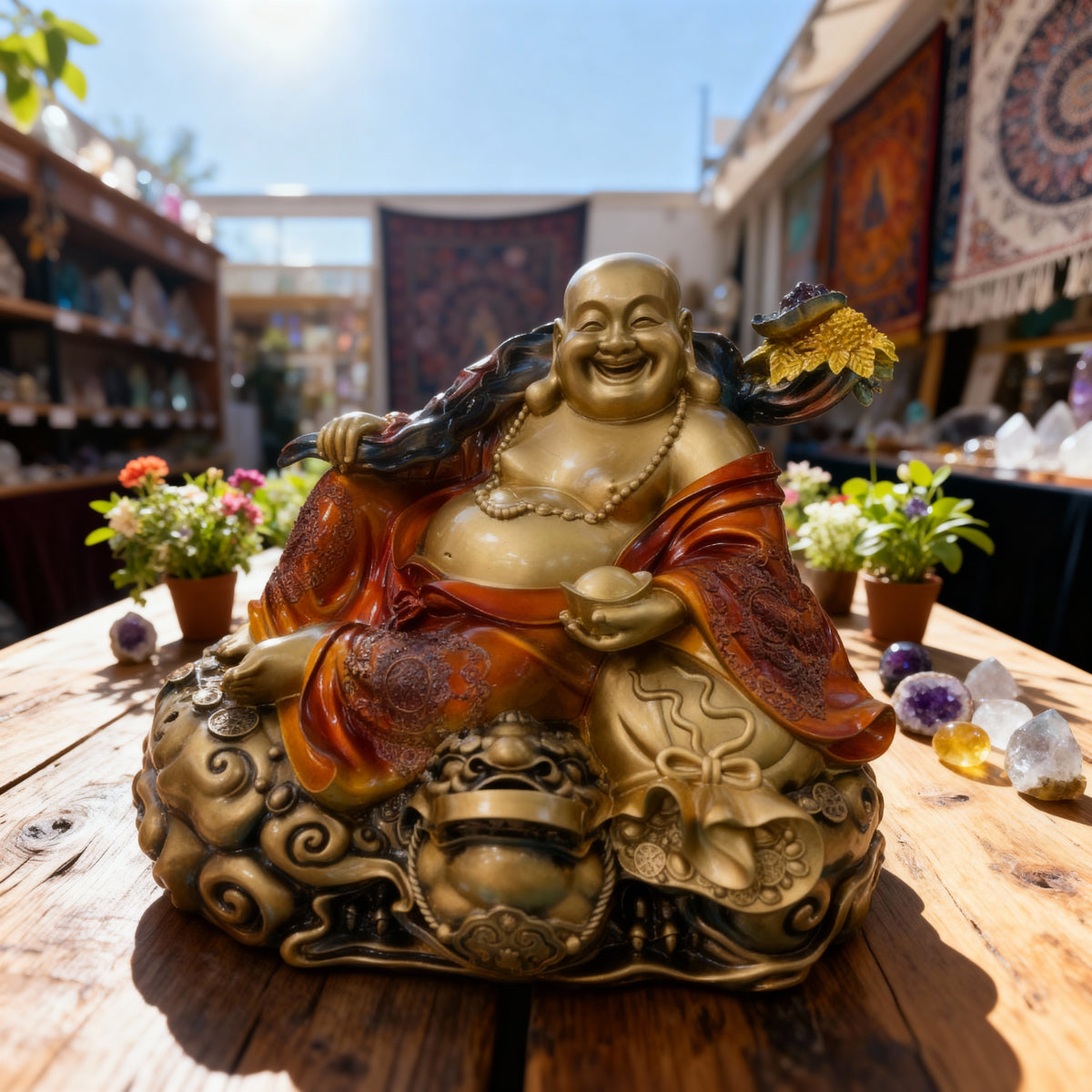 Handcrafted Resin Buddha Statue