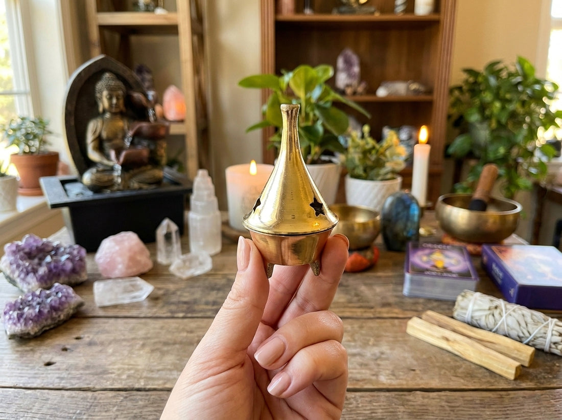 Brass Cone Incense Burner
