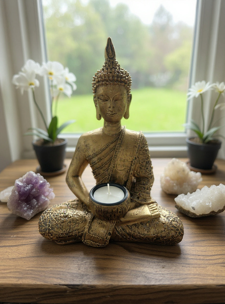 Velas de té de chakras sin aroma