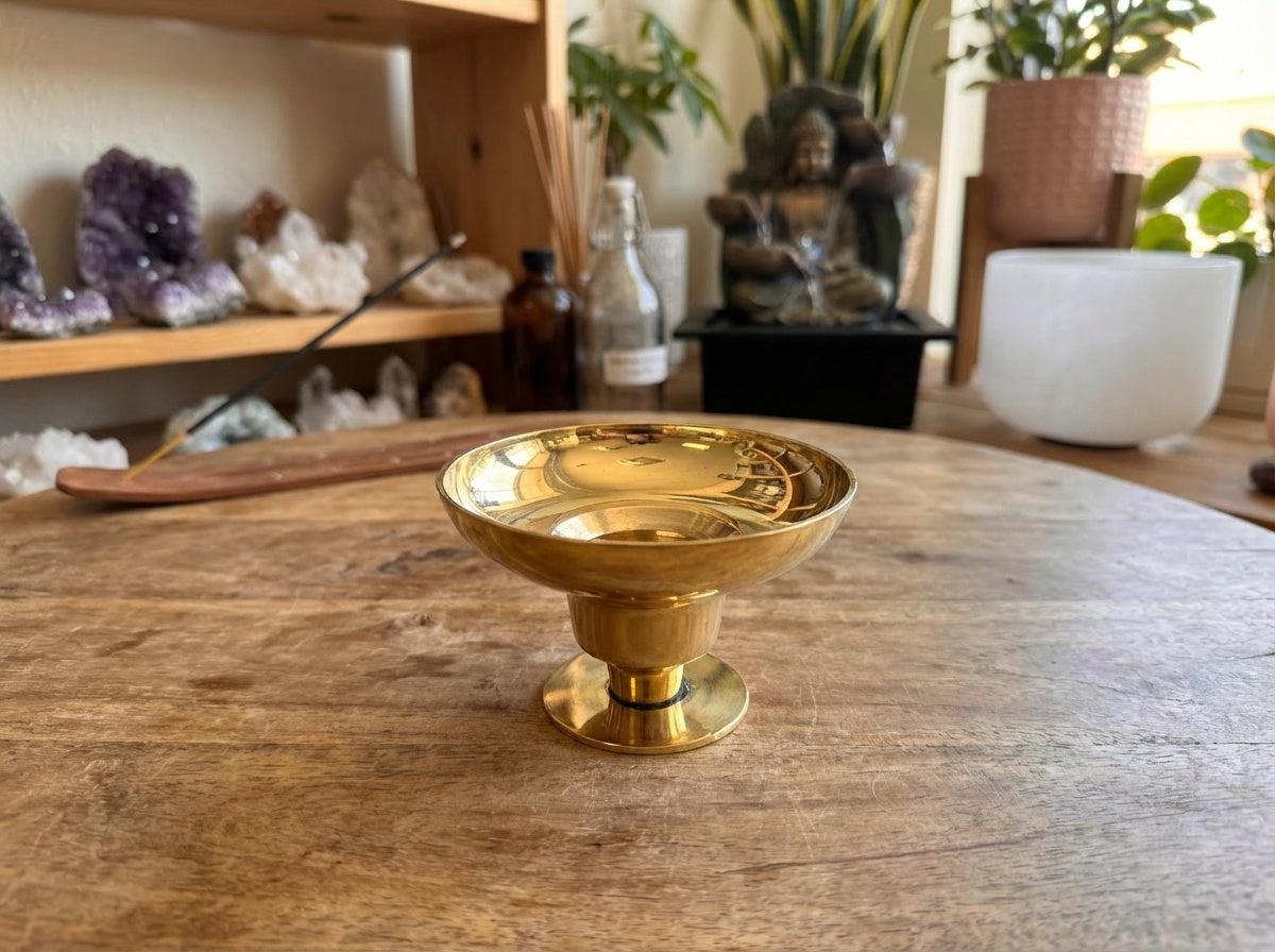 Candelabro de latón