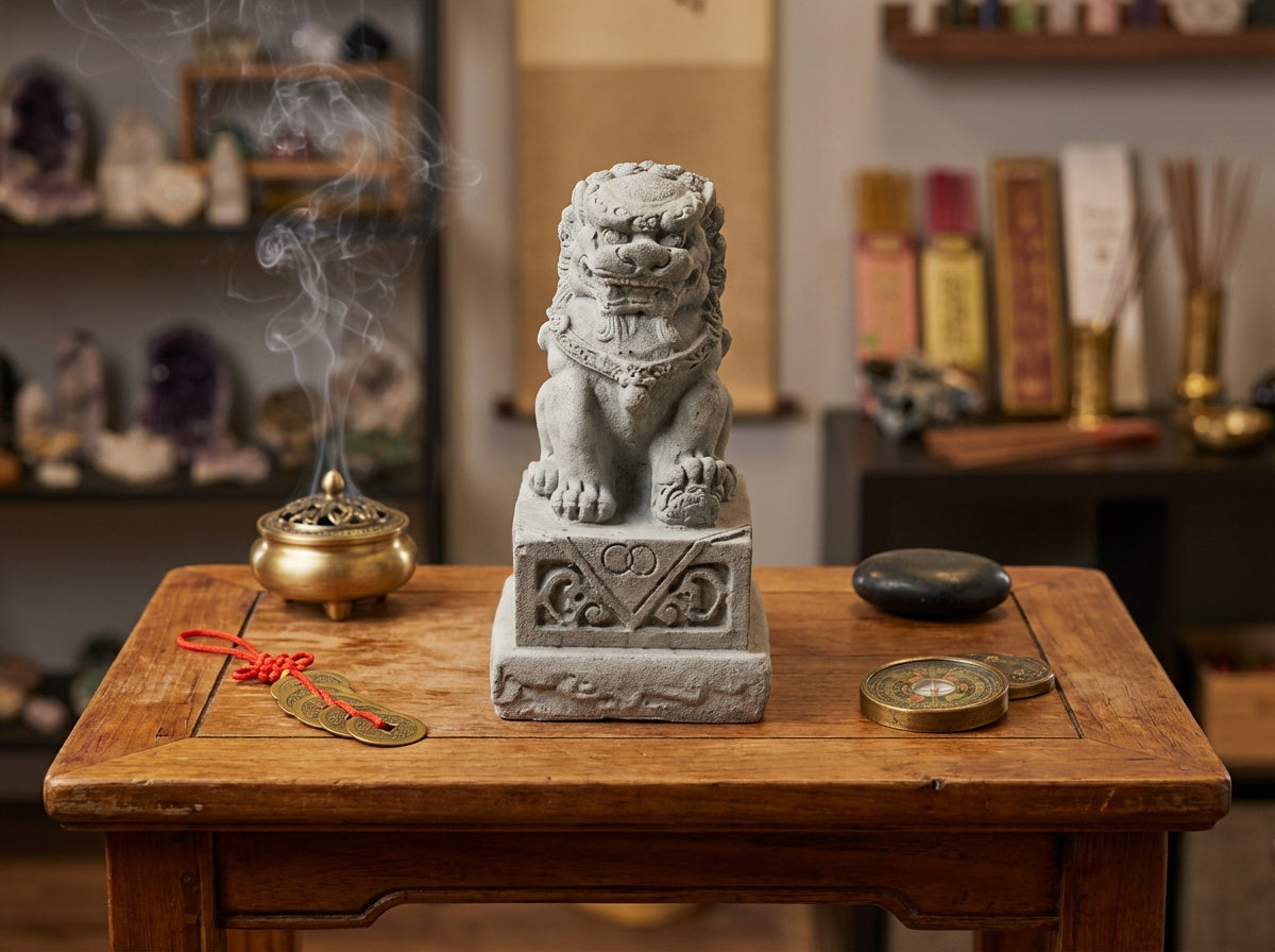 Miniature Foo Dog Statue