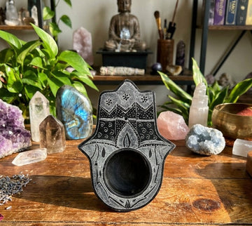 Hand of Fatima Soapstone Burner