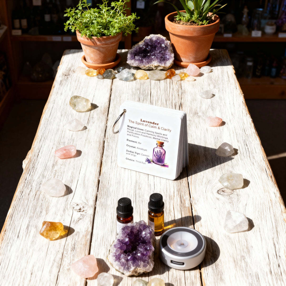 Magic Oils Grimoire Cards