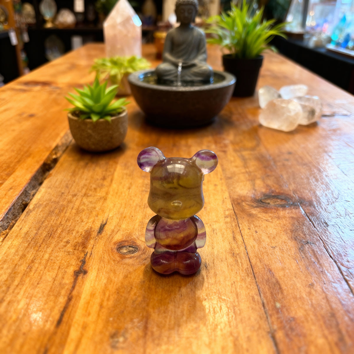 Fluorite “Bearbrick” Crystals Bear