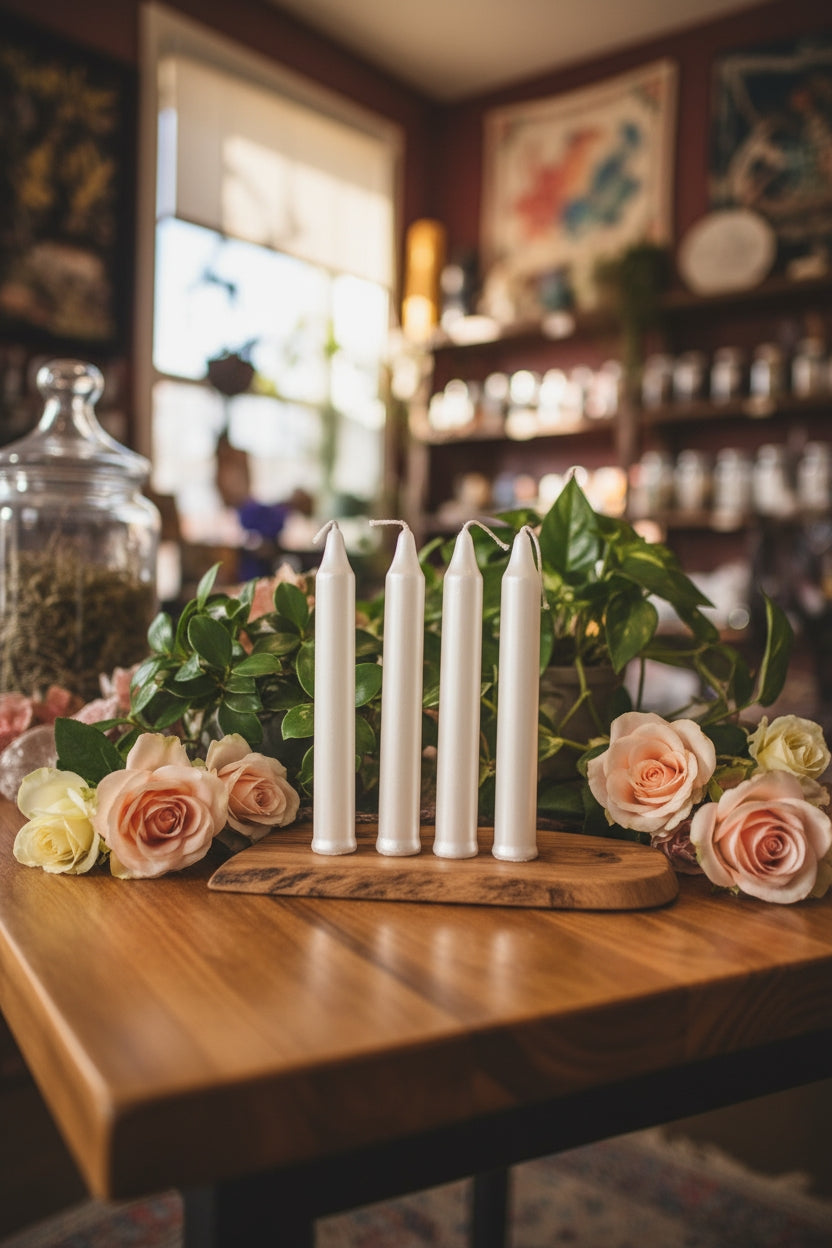 Paquete de exhibición de velas rituales en miniatura (cada una)