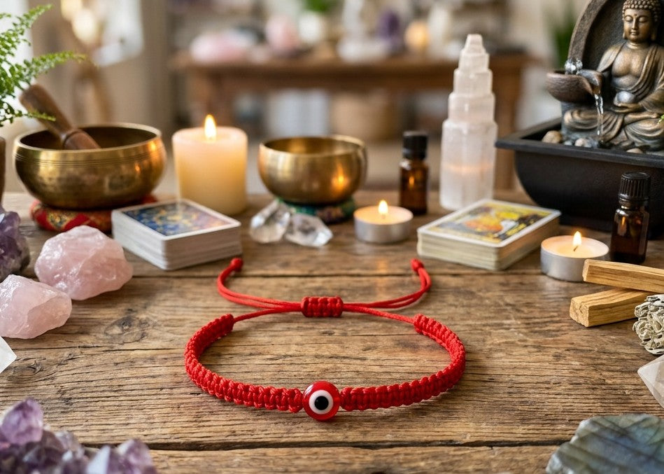Pulsera Hamsa con ojo malvado