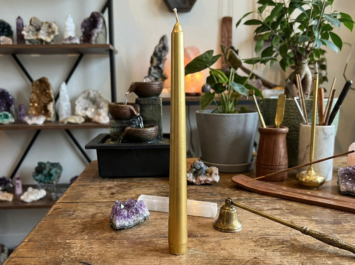 Velas cónicas surtidas de 10" (paquete de 12)