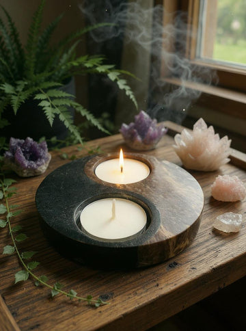 Yin Yang Soapstone Burner