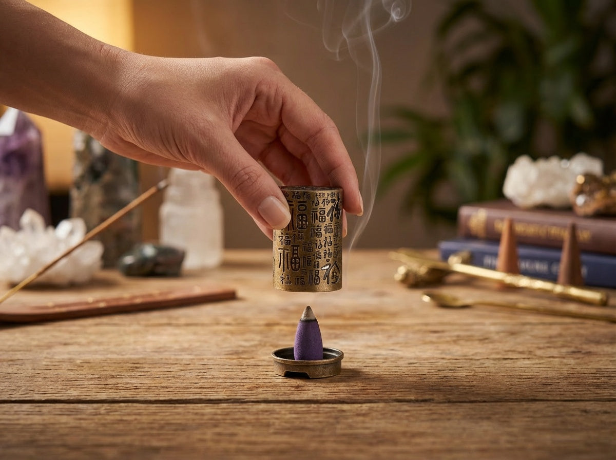 Chinese Incense Cone Burner