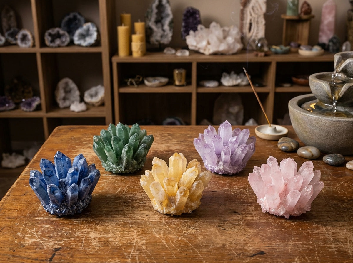 Quartz Crystal Flower Cluster