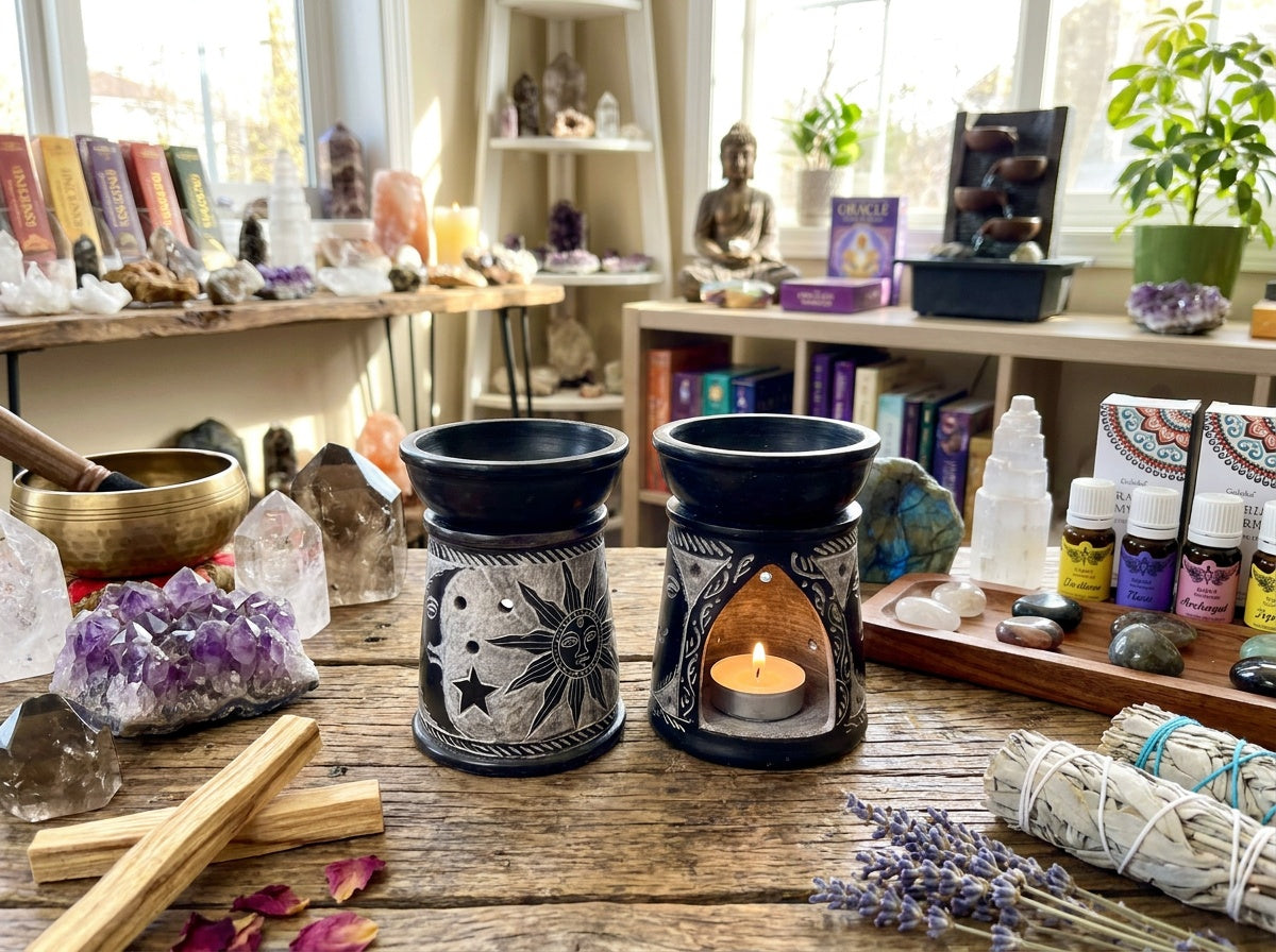 Sun-Moon-Star Oil Warmer