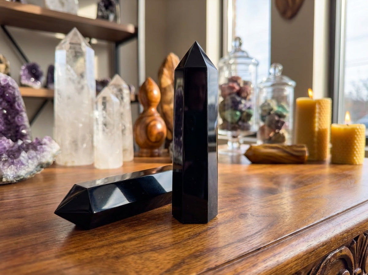 Black Obsidian Obelisk