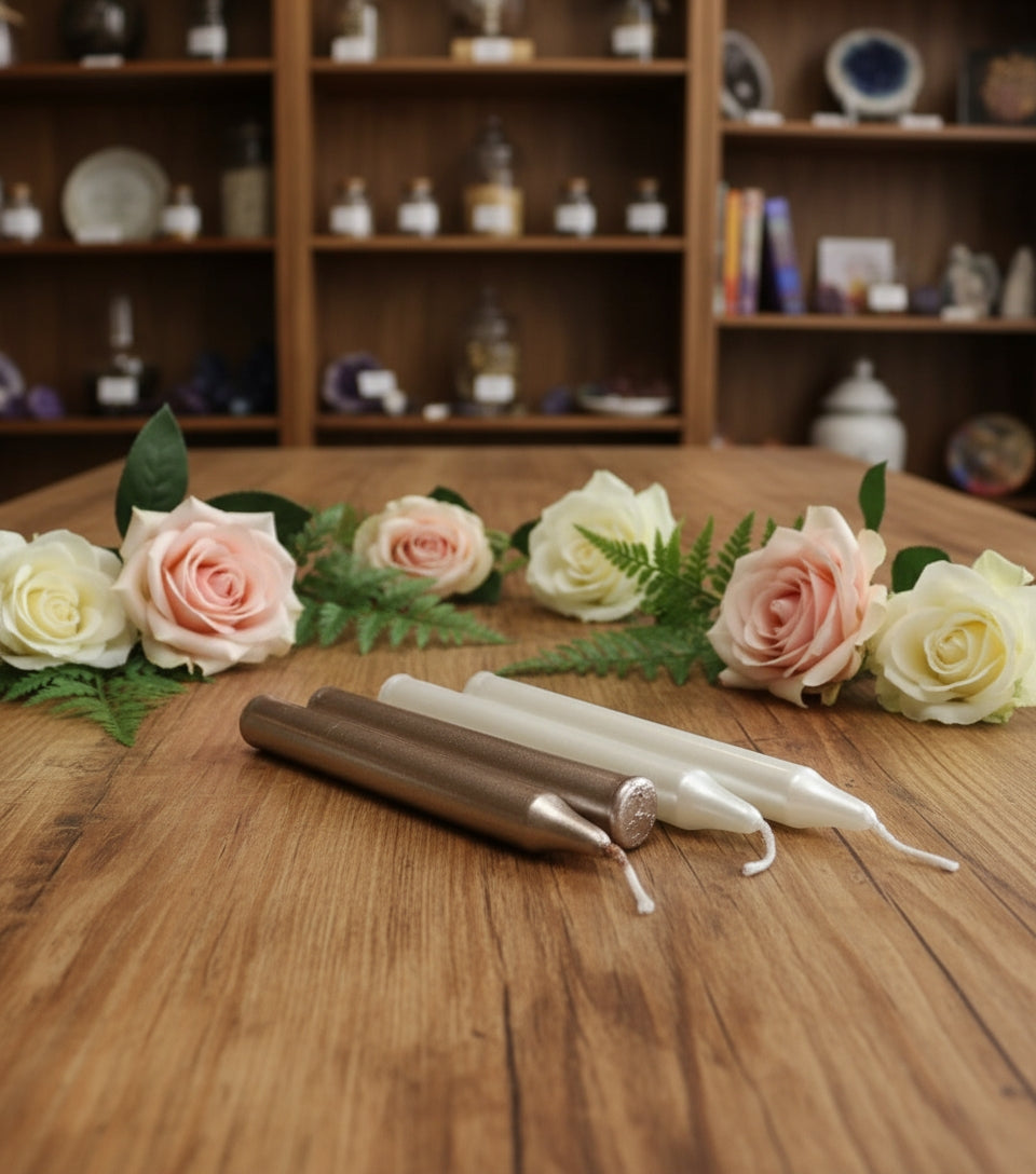 Radiance of Love & Light Metallic Candle Set