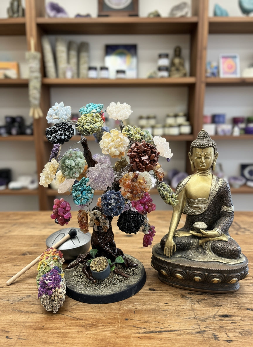Peruvian Gemstone Bonsai Tree of Abundance