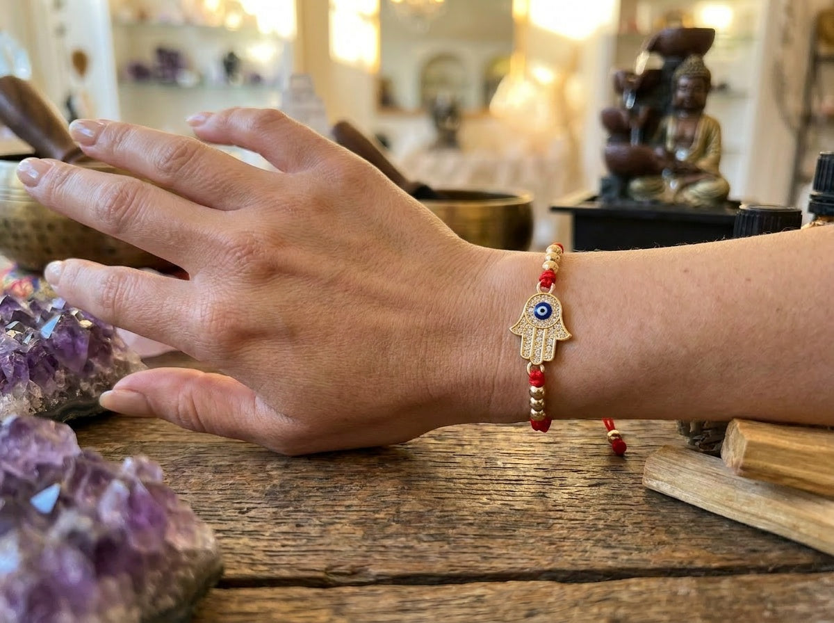 Premium Hamsa Evil Eye Bracelet