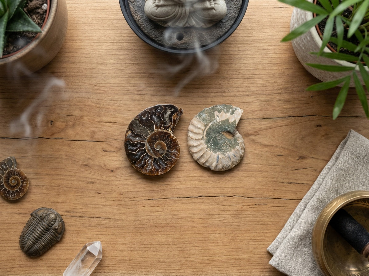Small Polished Ammonite Fossil