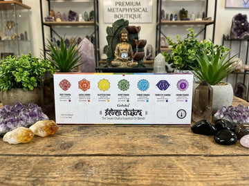 Set de regalo de aceites esenciales Goloka Chakra - 10ml.