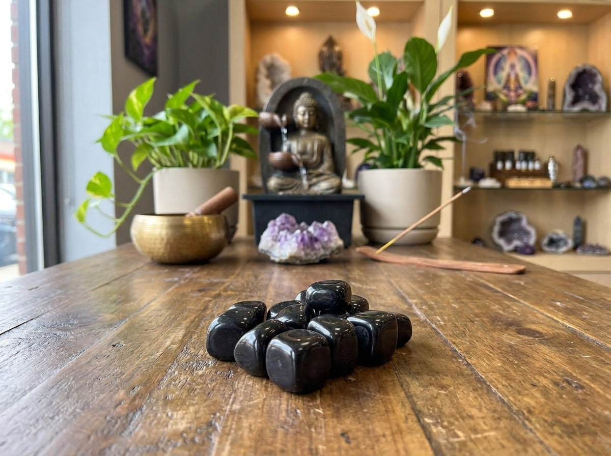 Black Obsidian Tumble (STN180)