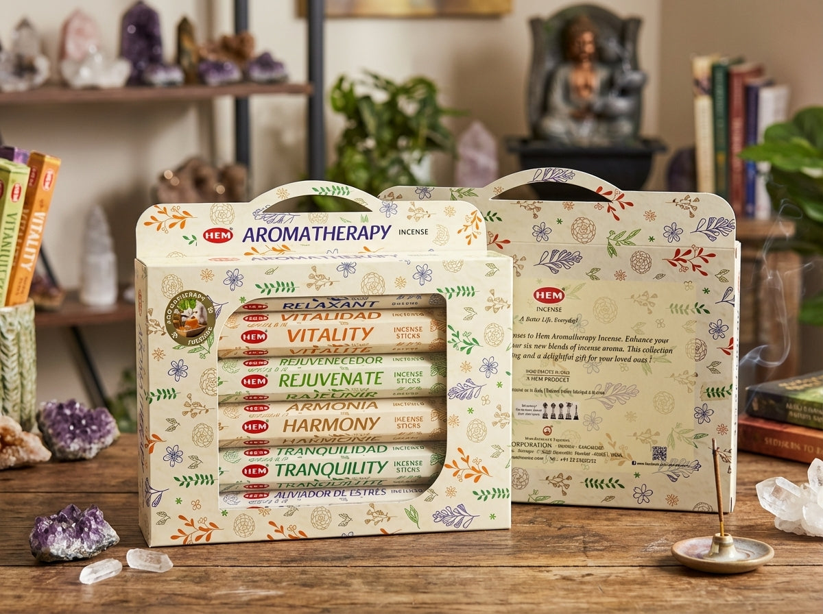 Paquete de regalo de aromaterapia Hem con 20 varillas de incienso (6 paquetes por caja)
