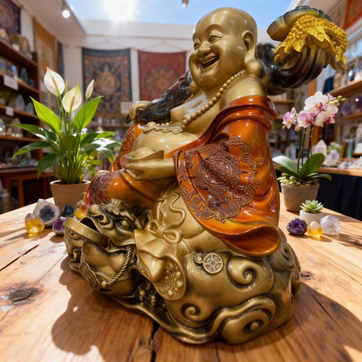 Handcrafted Resin Buddha Statue