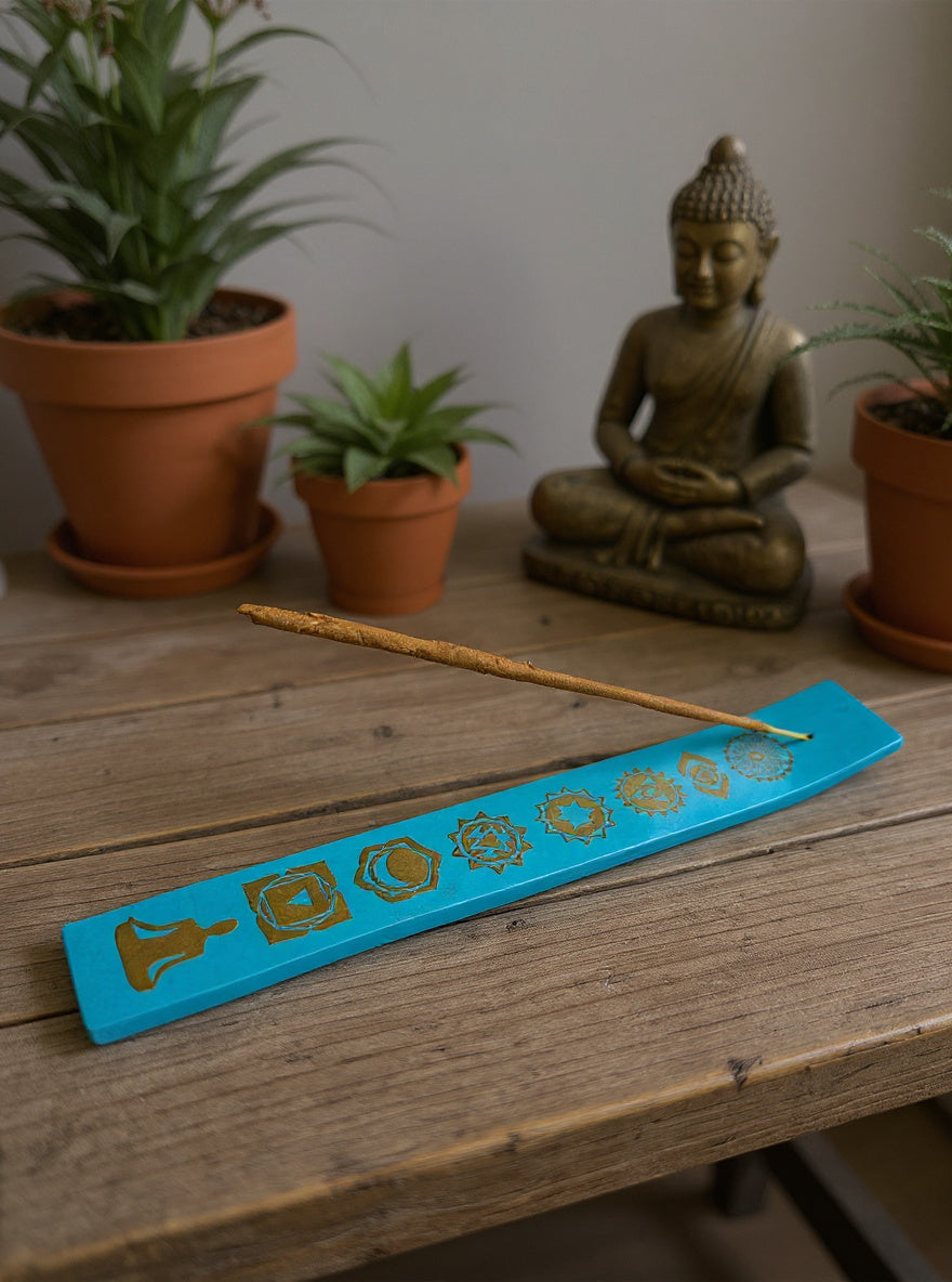 YOG Chakra Wooden Incense Stick Burner