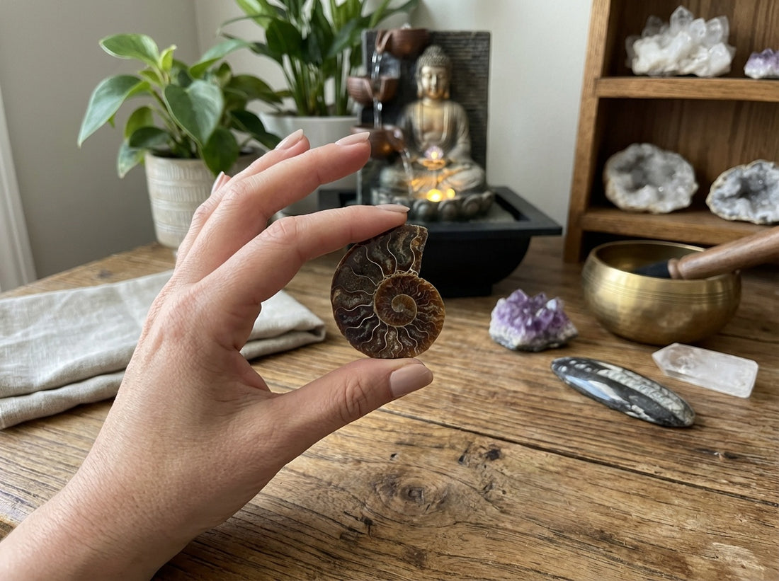 Small Polished Ammonite Fossil