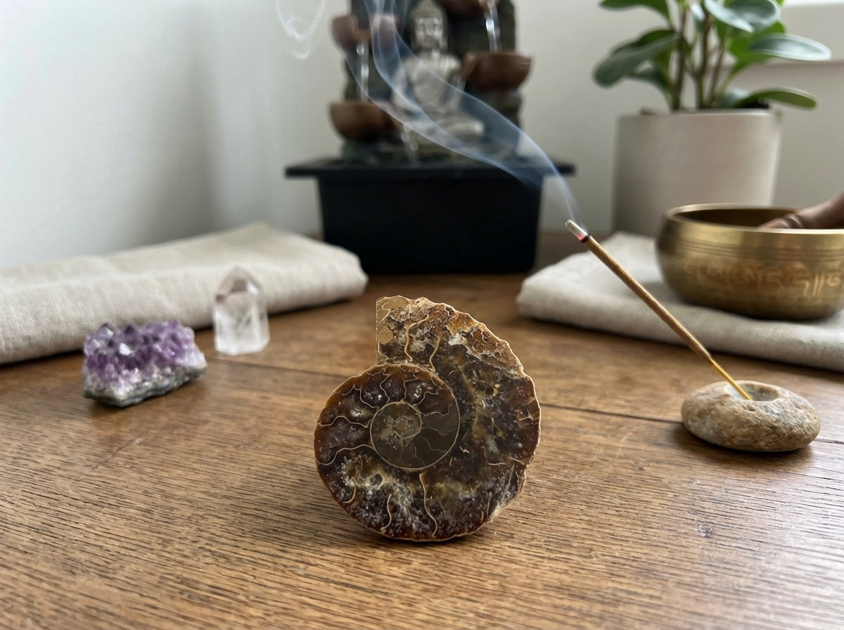 Small Polished Ammonite Fossil