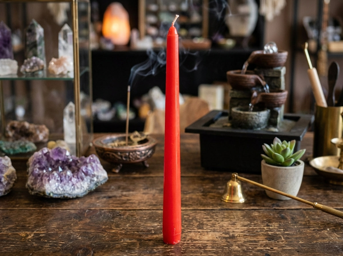 Velas cónicas surtidas de 10" (paquete de 12)