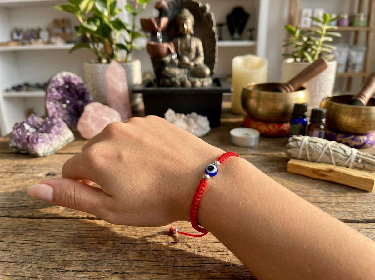 Pulsera Hamsa con ojo malvado