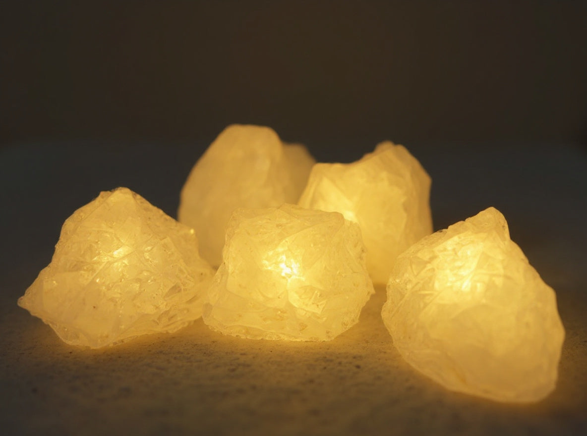 Crystal Raw Stone USB Night Light