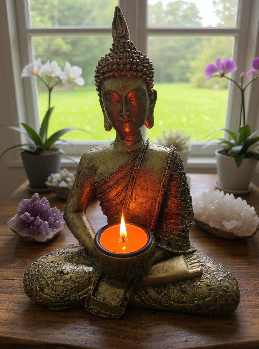 Velas de té de chakras sin aroma