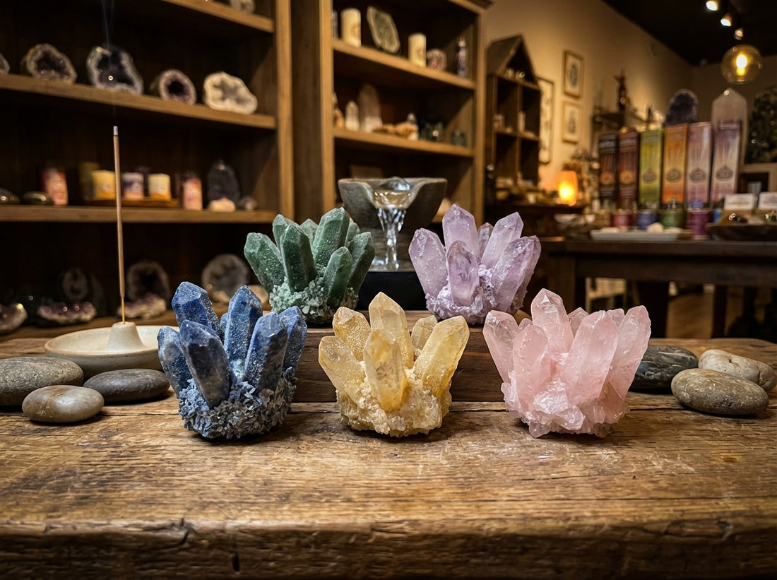 Quartz Crystal Flower Cluster