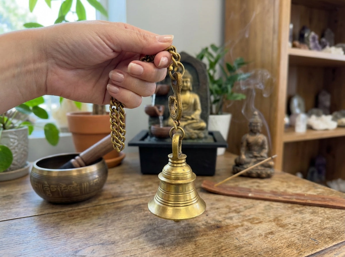 Solid Brass Hanging Bell