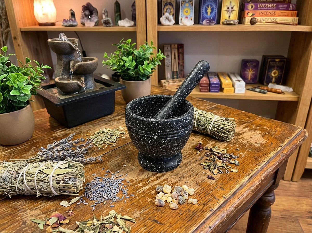 Resin Mortar and Pestle Set