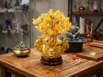 Chinese Citrine Money Tree