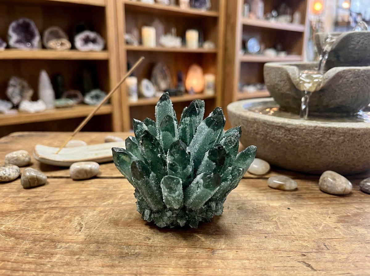 Quartz Crystal Flower Cluster