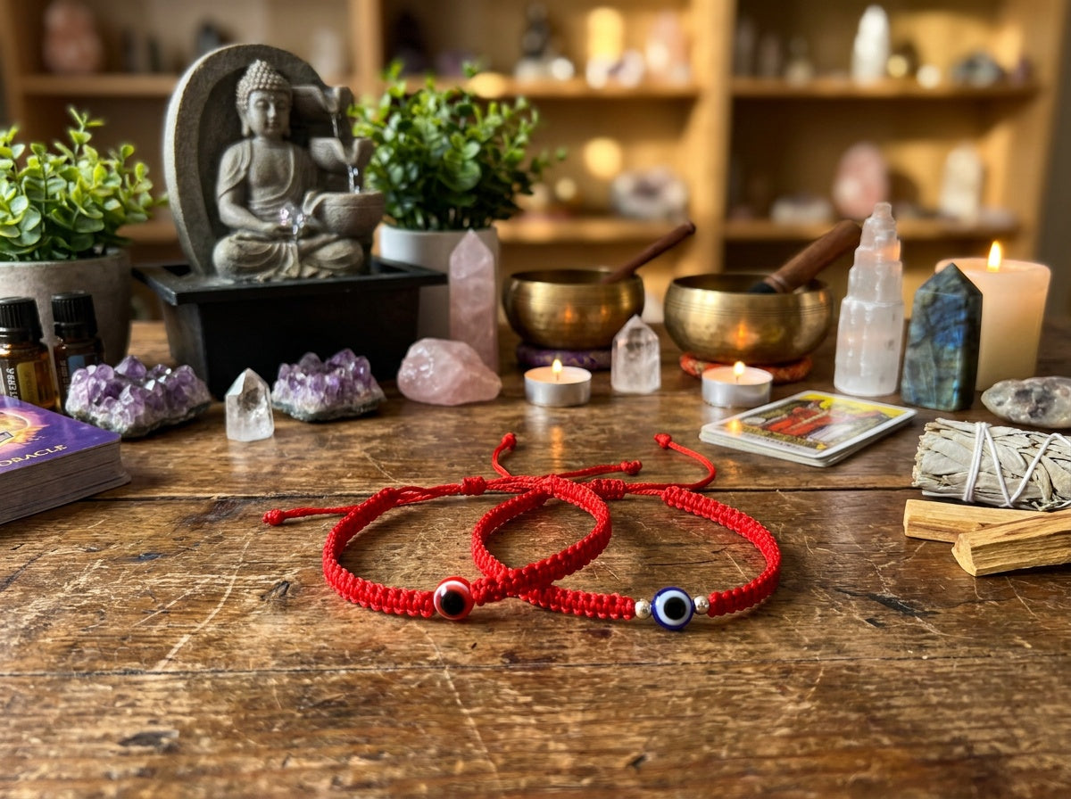 Pulsera Hamsa con ojo malvado