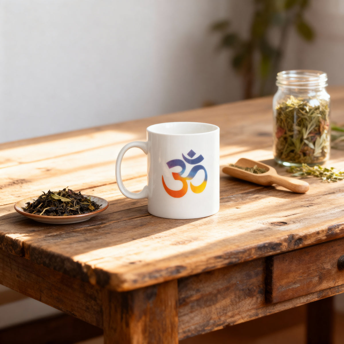 La taza del mantra sagrado 