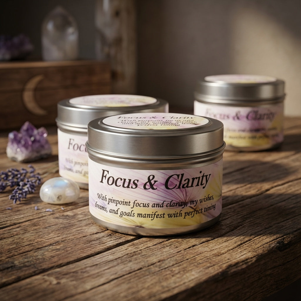 Focus & Clarity Tin Candle