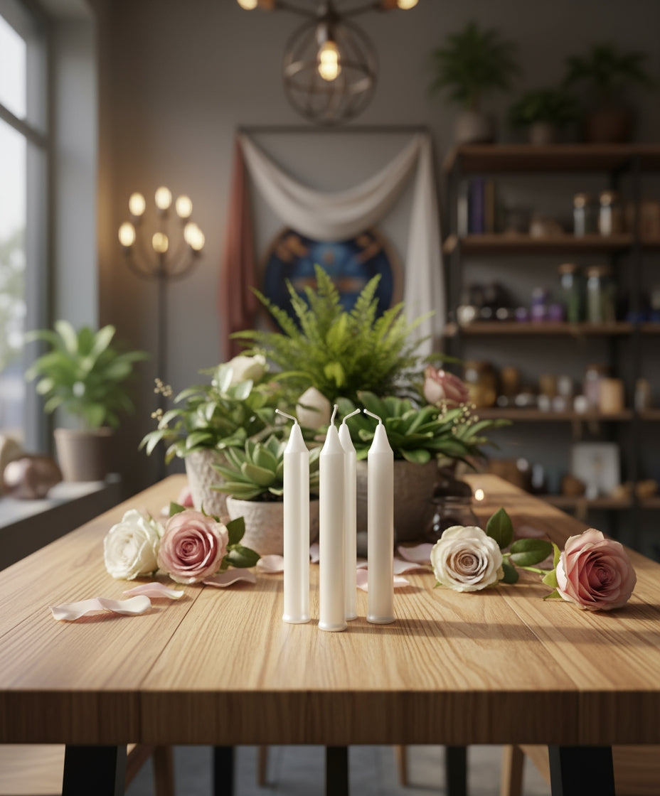 Paquete de exhibición de velas rituales en miniatura (cada una)