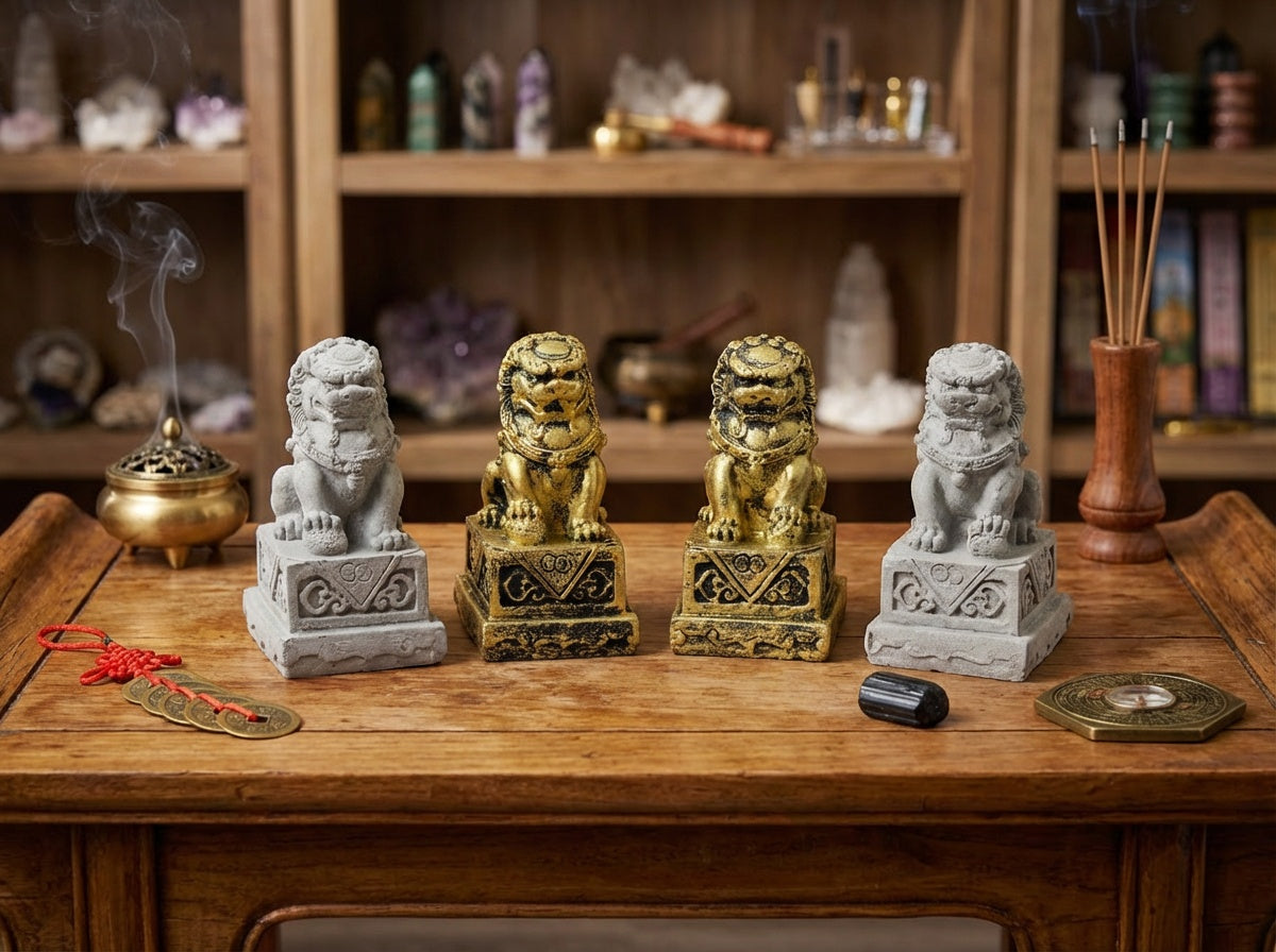 Miniature Foo Dog Statue
