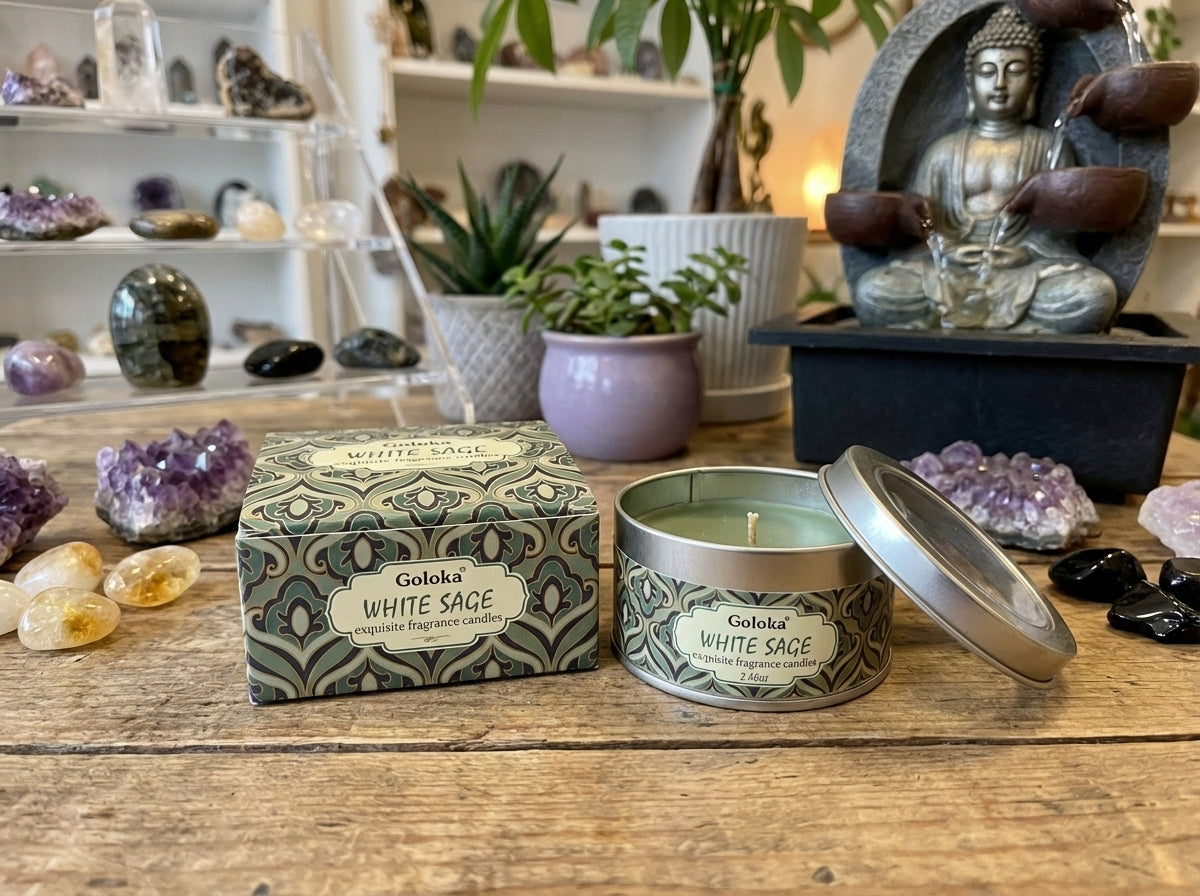 Velas de hojalata Goloka