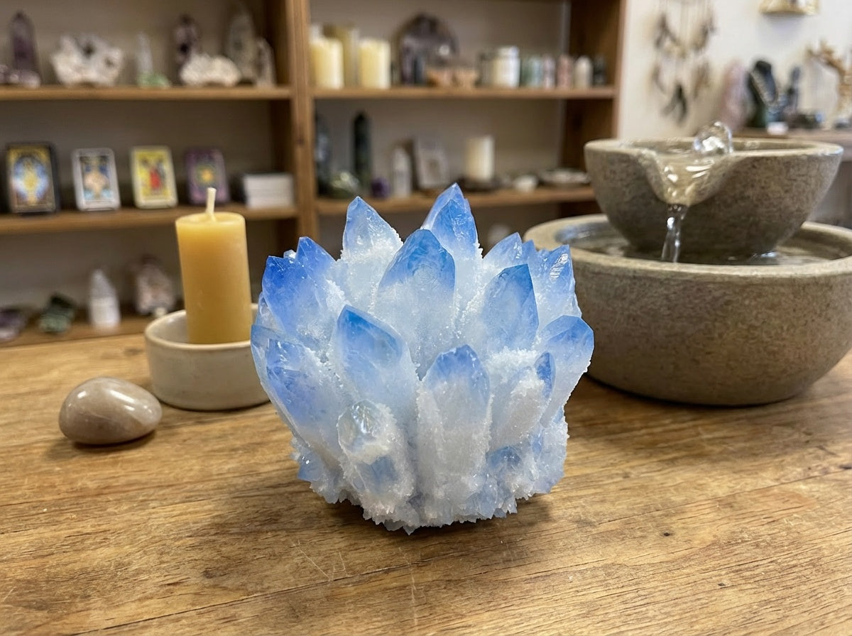 Quartz Crystal Flower Cluster