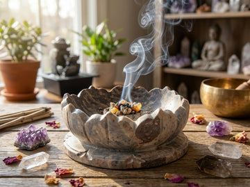 Lotus Soapstone Bowl Burner