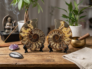 Large Polished Ammonite Fossil