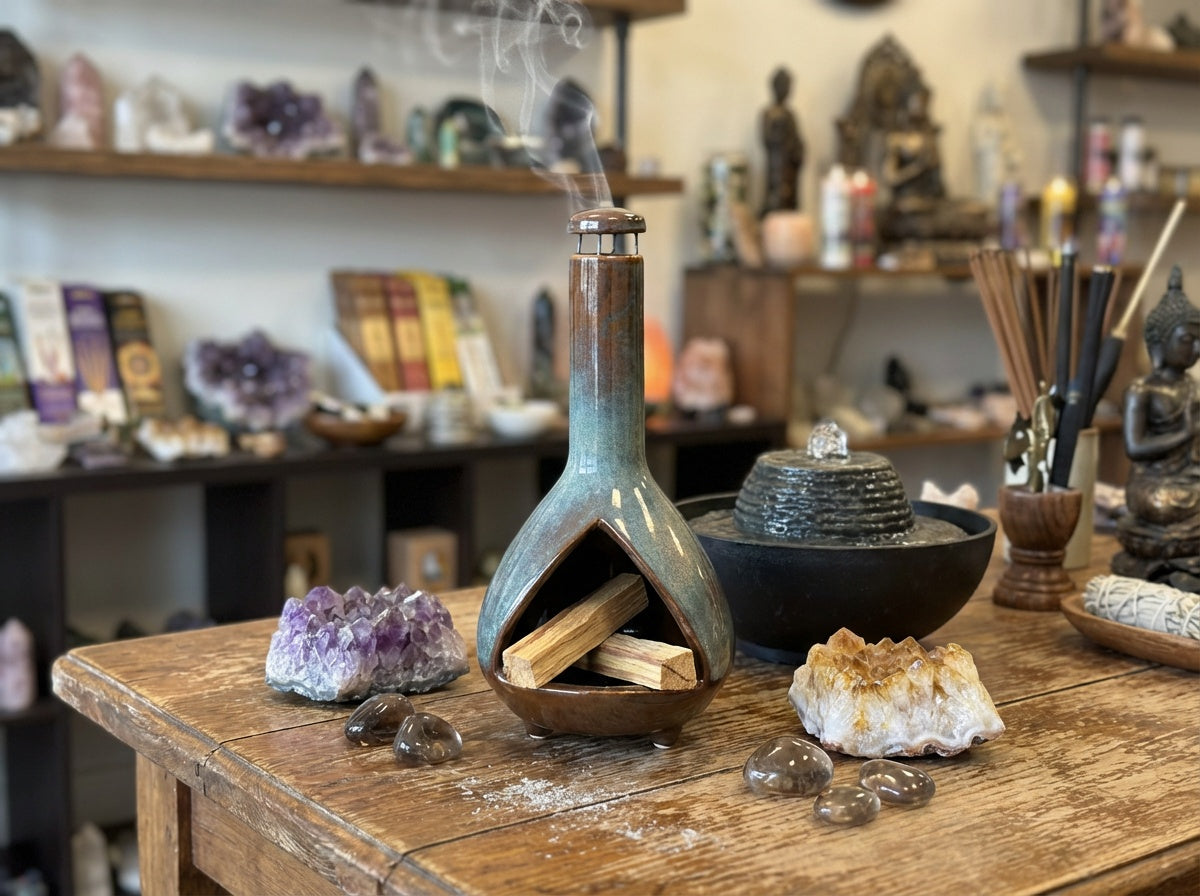 Mini Chiminea Smudge Burner