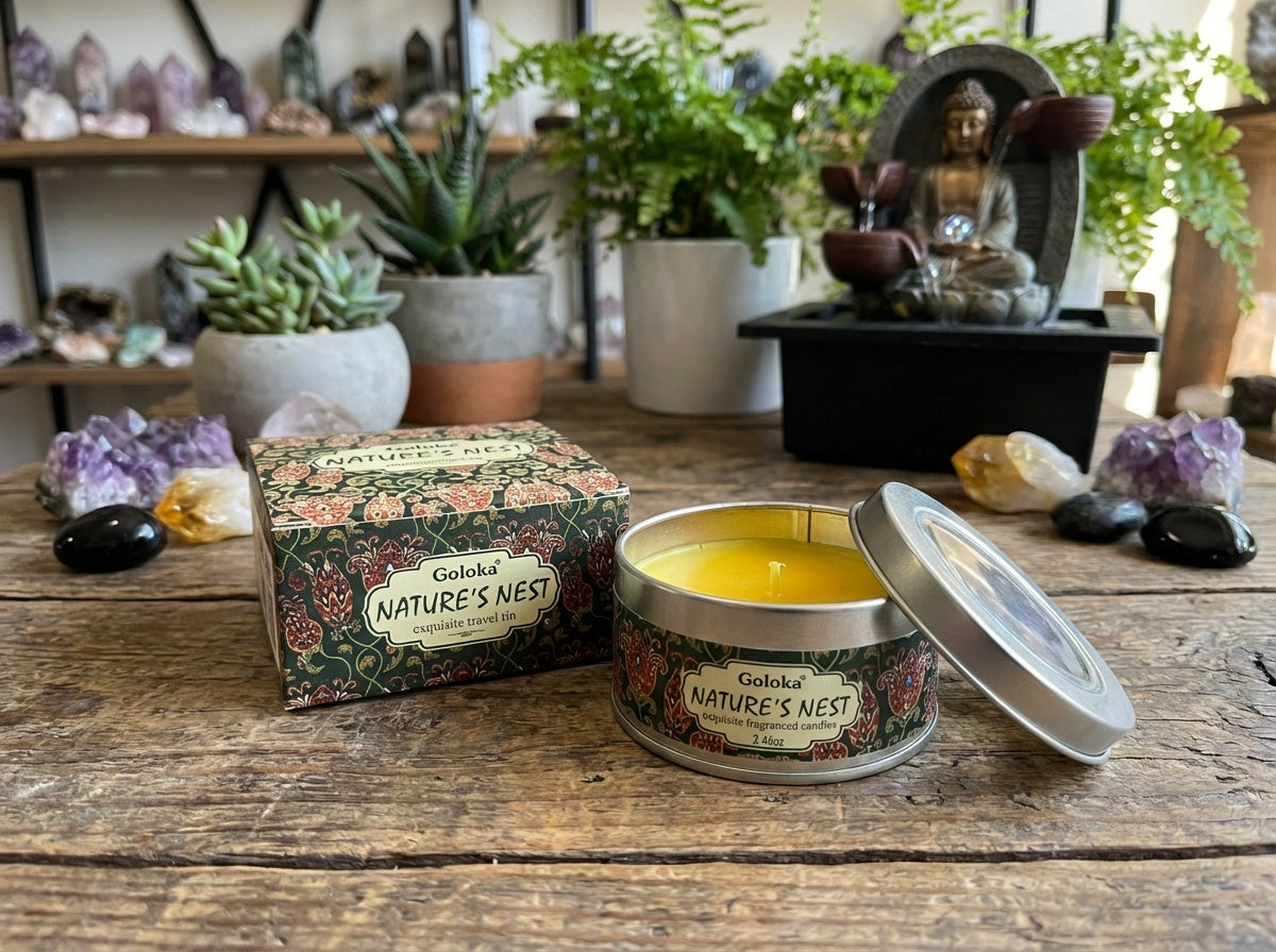 Velas de hojalata Goloka